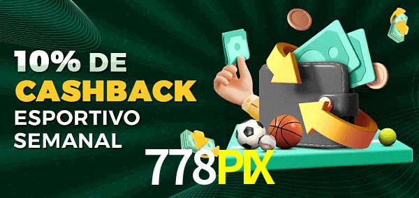 10% de bônus de cashback na 778PIX
